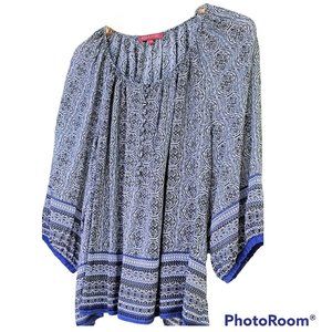 ROSE & THYME Boho Blouse 3X